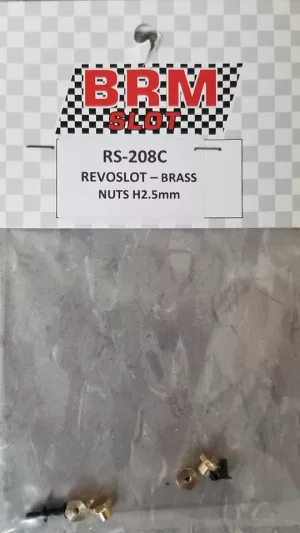 RS-208C RevoSlot Brass Nut H2.50mm X 4